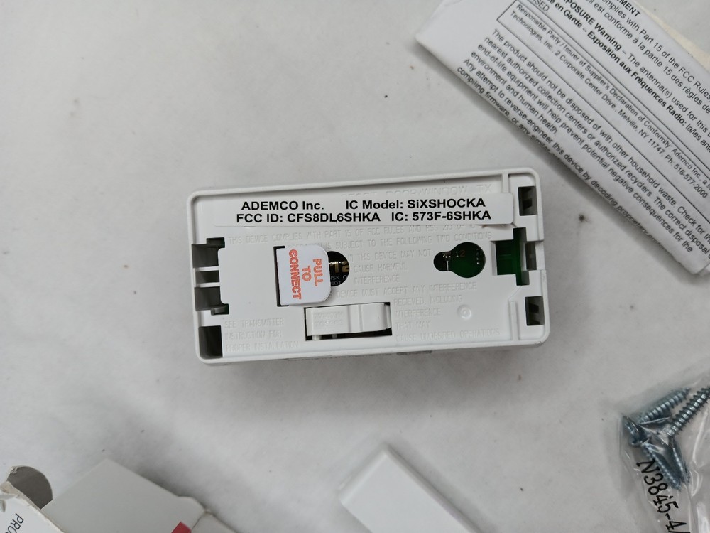 new Honeywell Home PROSIXSHOCK ProSeries Wireless Shock Sensor