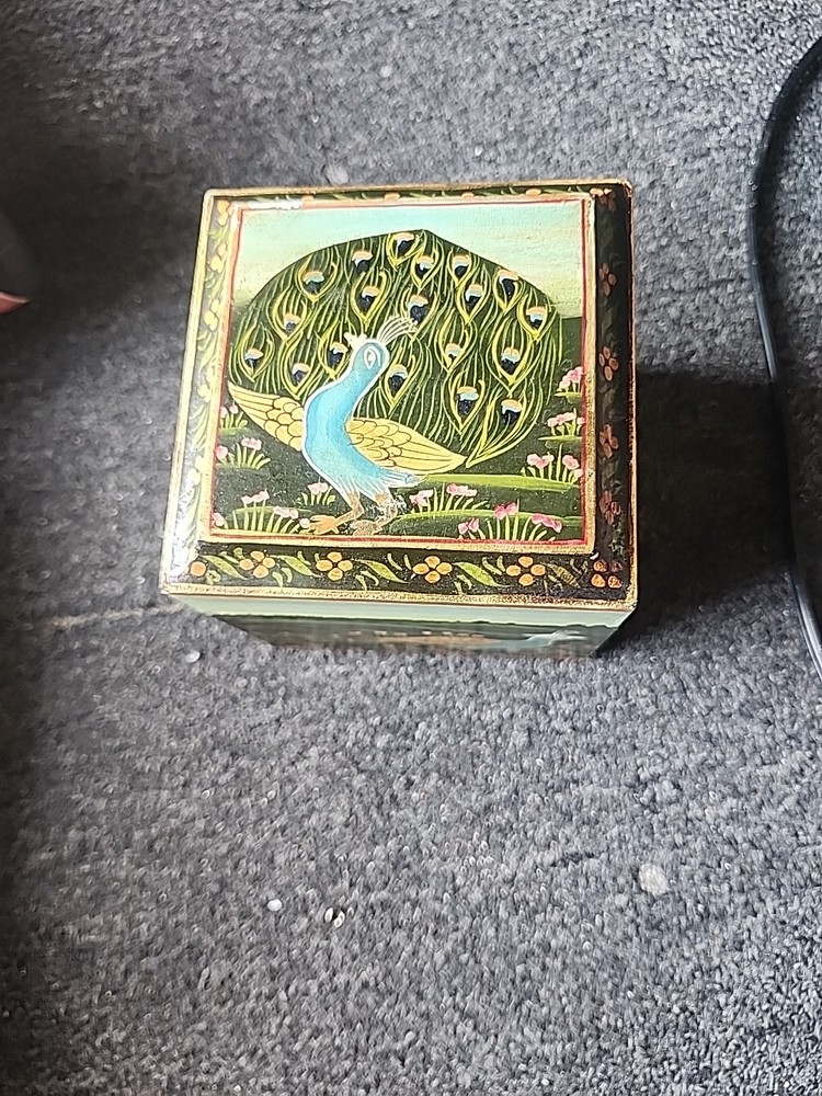 Peacock Trinket Box