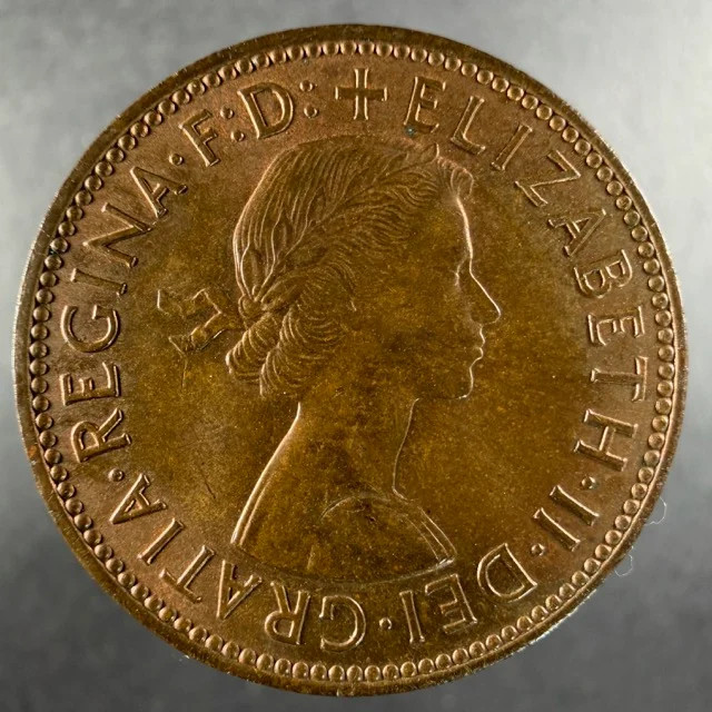 1964 Great Britain Half Penny Choice Example Elizabeth II Bronze