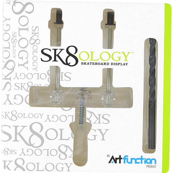 Sk8ology Skateboard Deck Display Wall Hanger With Drill Bit