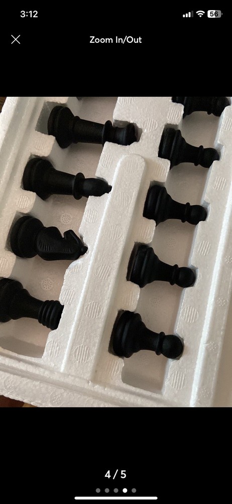 glass chess board vintage New