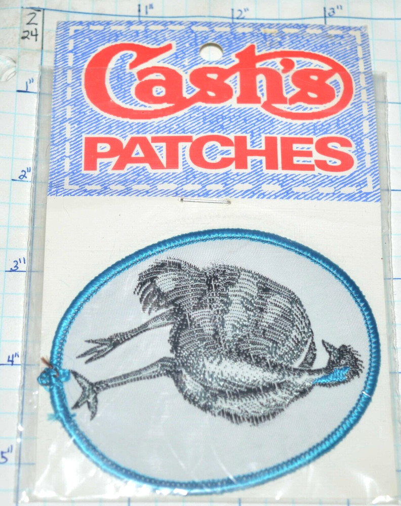 AUSTRALIA  EMU SOUVENIR NIP WOVEN VINTAGE PATCH