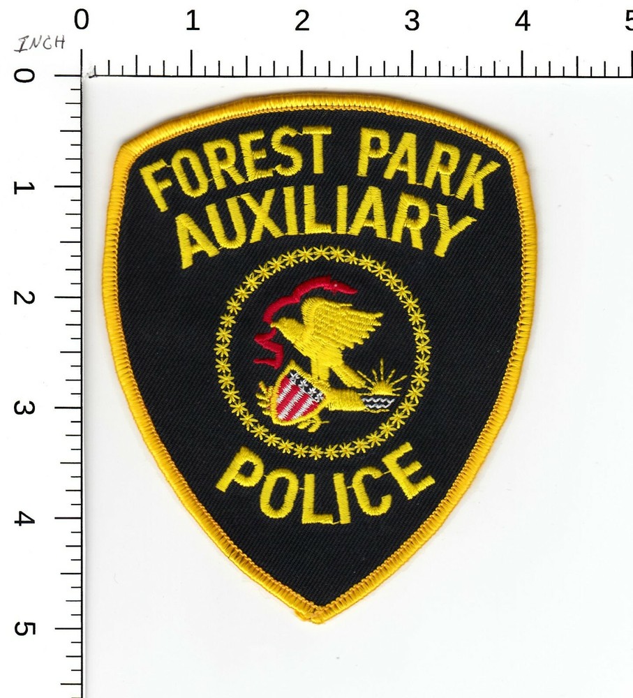 FORREST PARK AUXILIARY POLICE PATCH ILLINOIS IL