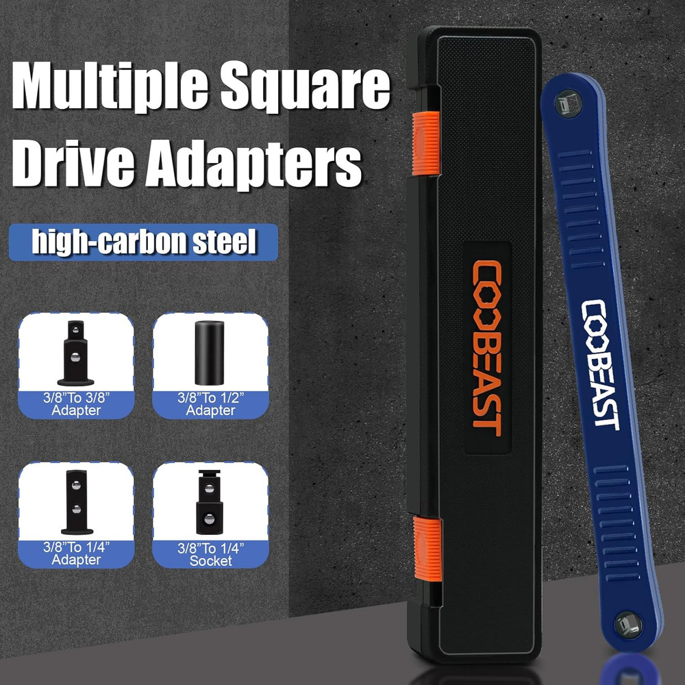 Offset Extension Wrench Impact Ready Socket Wrench Extender Tool with Versatile