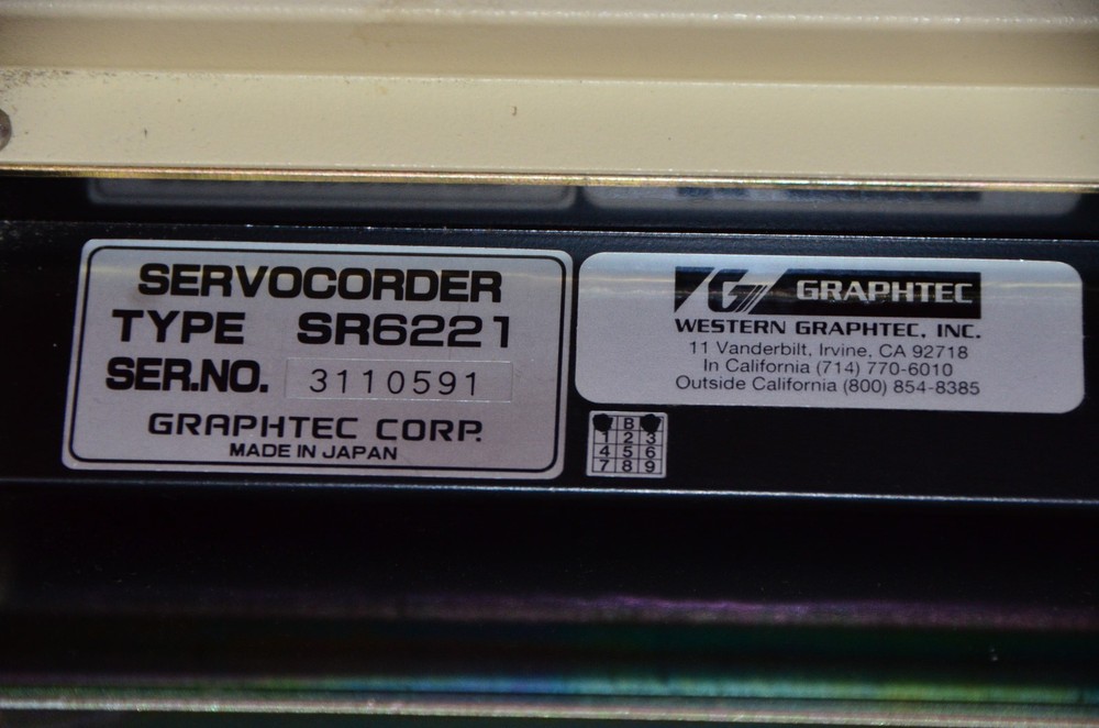 Graphtec Servocorder SR6221 Chart Recorder