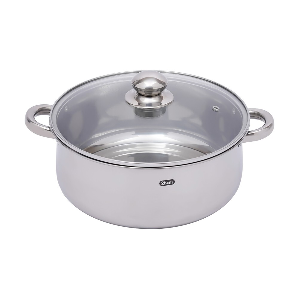 5-Layer Pot Steamer Multi-Layer Cookware Pot Cookware Stainless Steel Pot 28cm