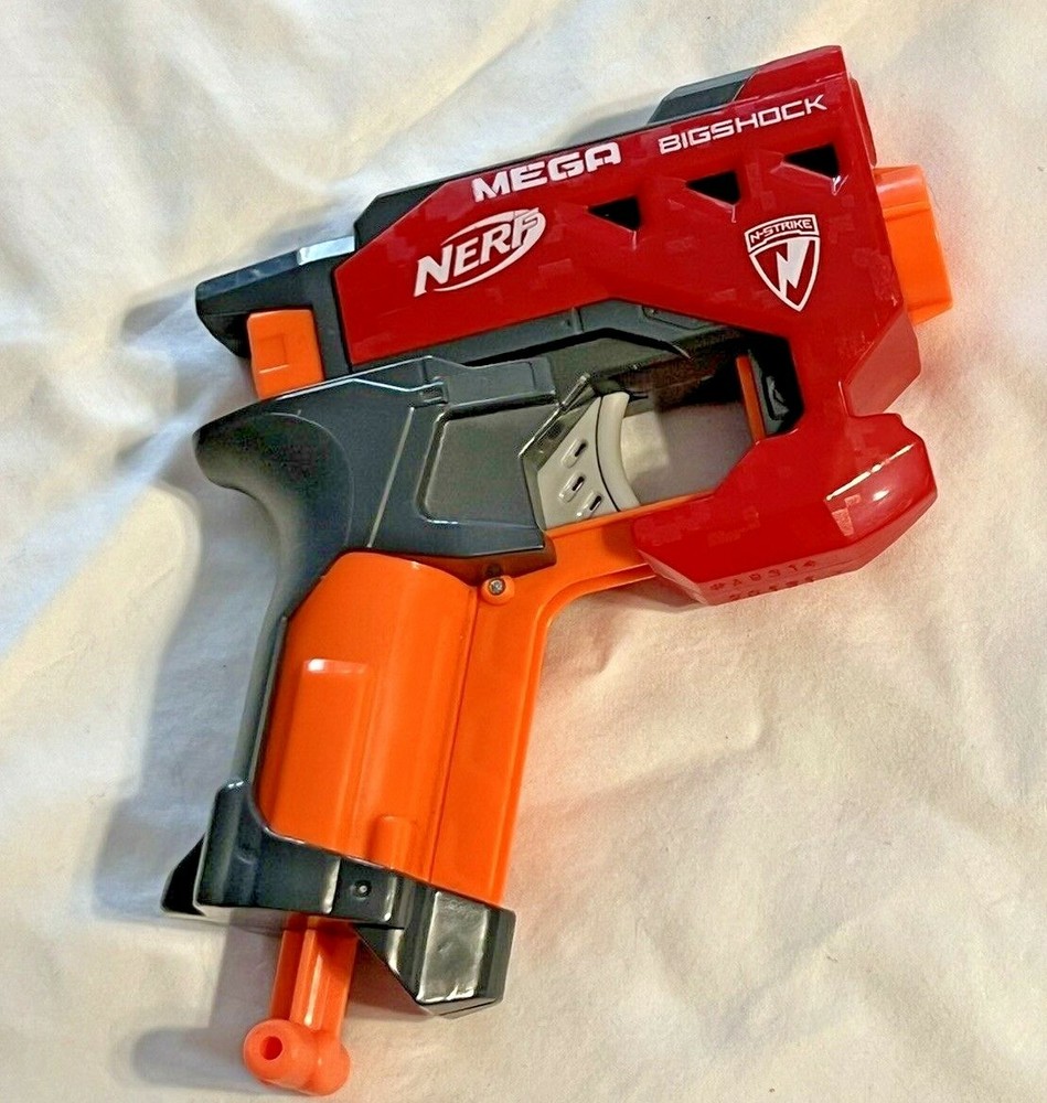 Nerf N-Strike Mega BigShock Blaster Red Single Shot - big shock