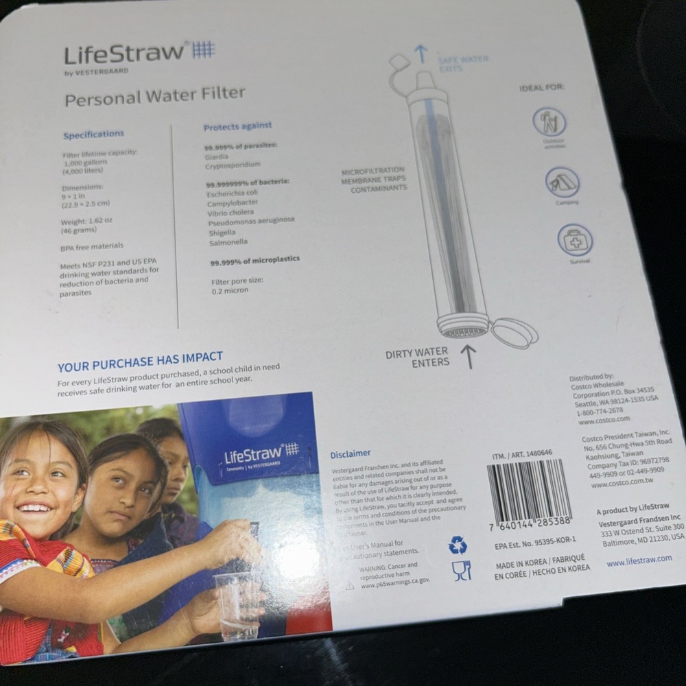 lifestraw filter 3 Pack