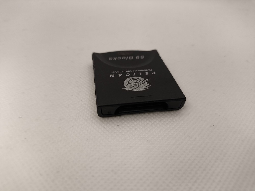 Pelican Black 59 Blocks Memory Card For Nintendo GameCube