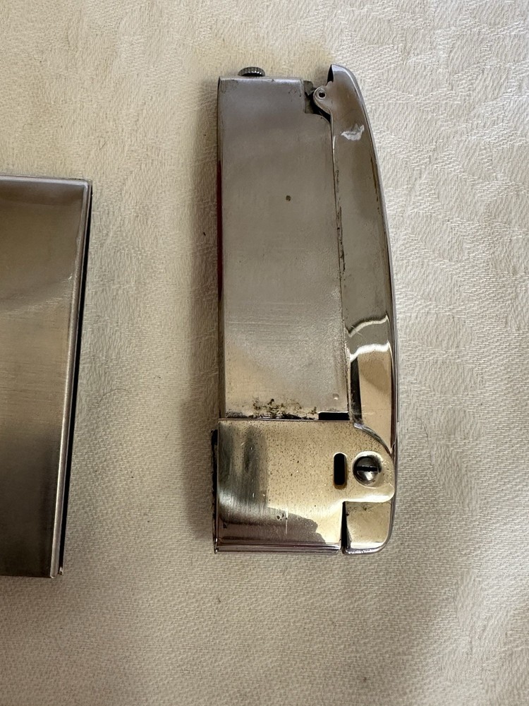 Vintage Ronson Escort Cigarette Case Lighter Sparks
