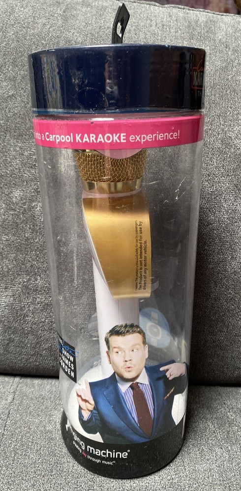 Singing Machine CPK545 Carpool Microphone - White