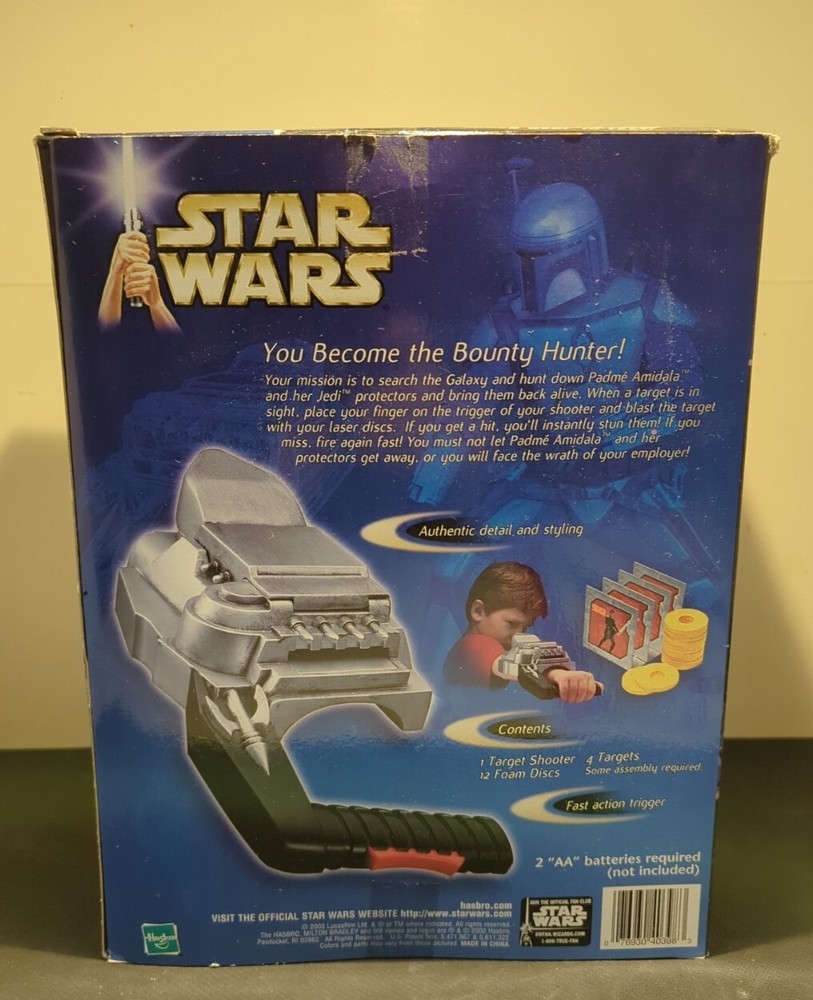 Star Wars Jango Fett's Target Interactive Game Milton Bradley 2002