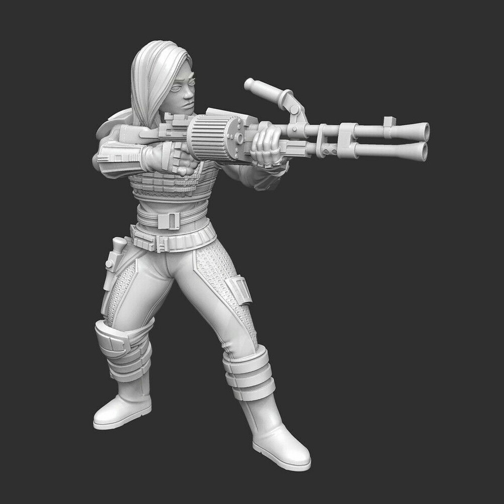 Star Wars Legion - Cara Dune Set (5) 3D Resin Printed Unit
