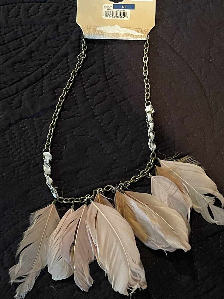 feathers on