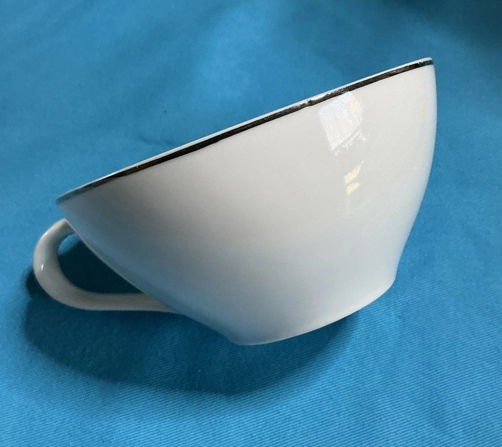 Gambles Fine China Service Argent Rose Pattern Cup