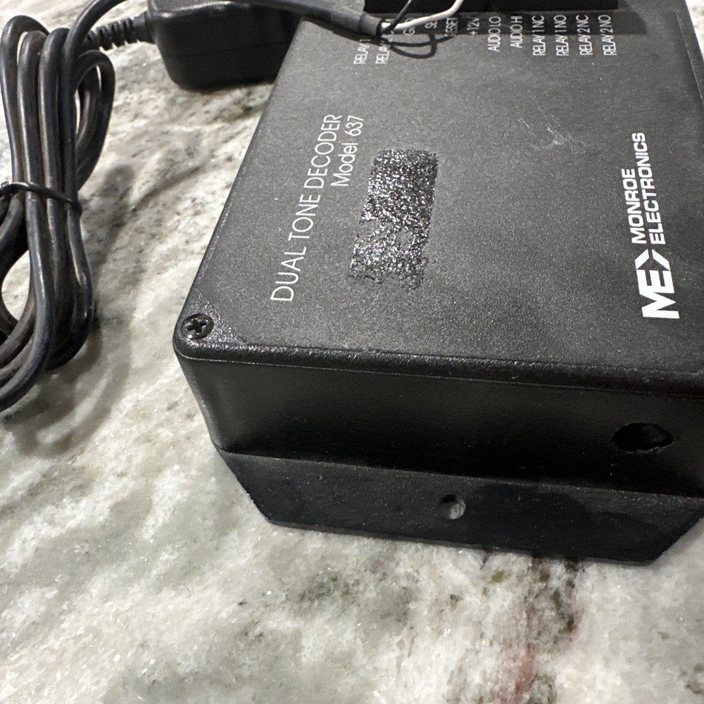 Monroe Electronics Dual Tone Decoder Model 637
