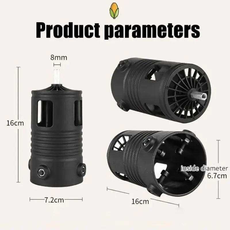 Small Portable Corn Thresher Accessory Fully Automatic Corn Peeling Machine Head