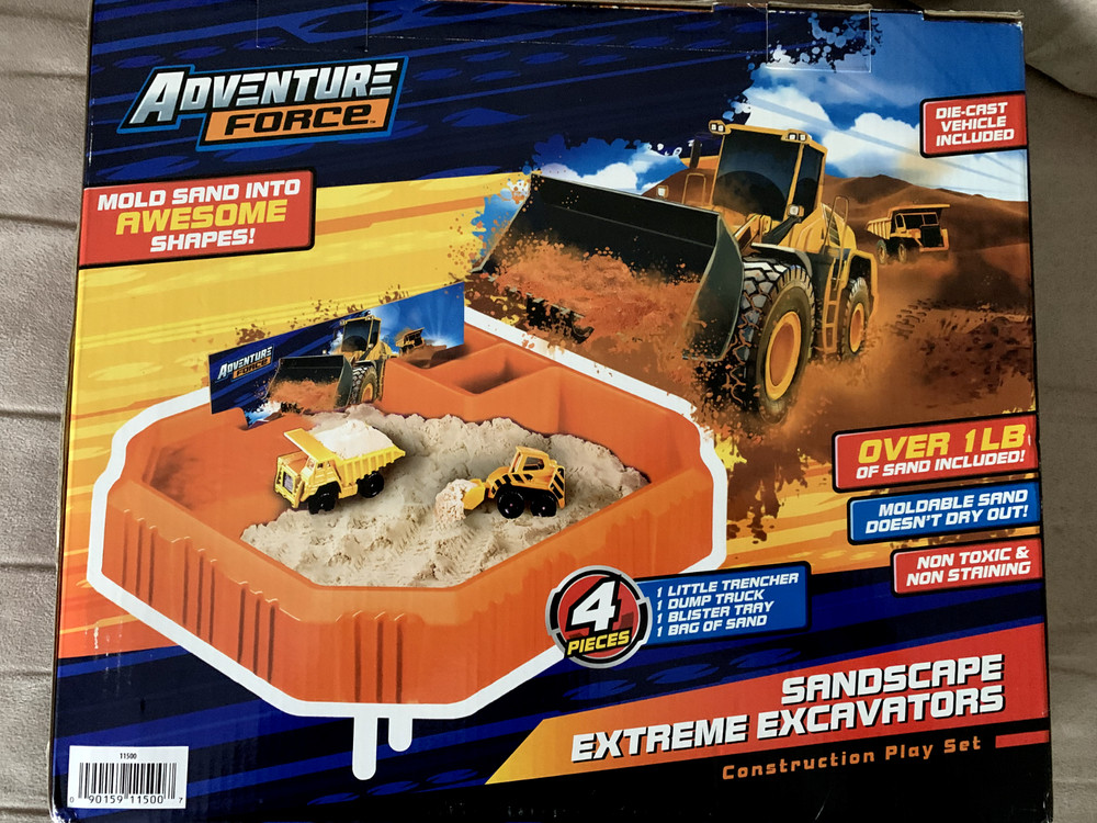 Adventure Force Sandscape Extreme Excavations. 4 pieces ;- NEW