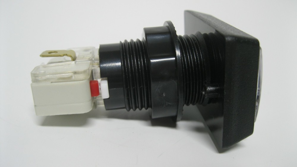 Dixie Narco soda vending machine live display selection button white rectangular