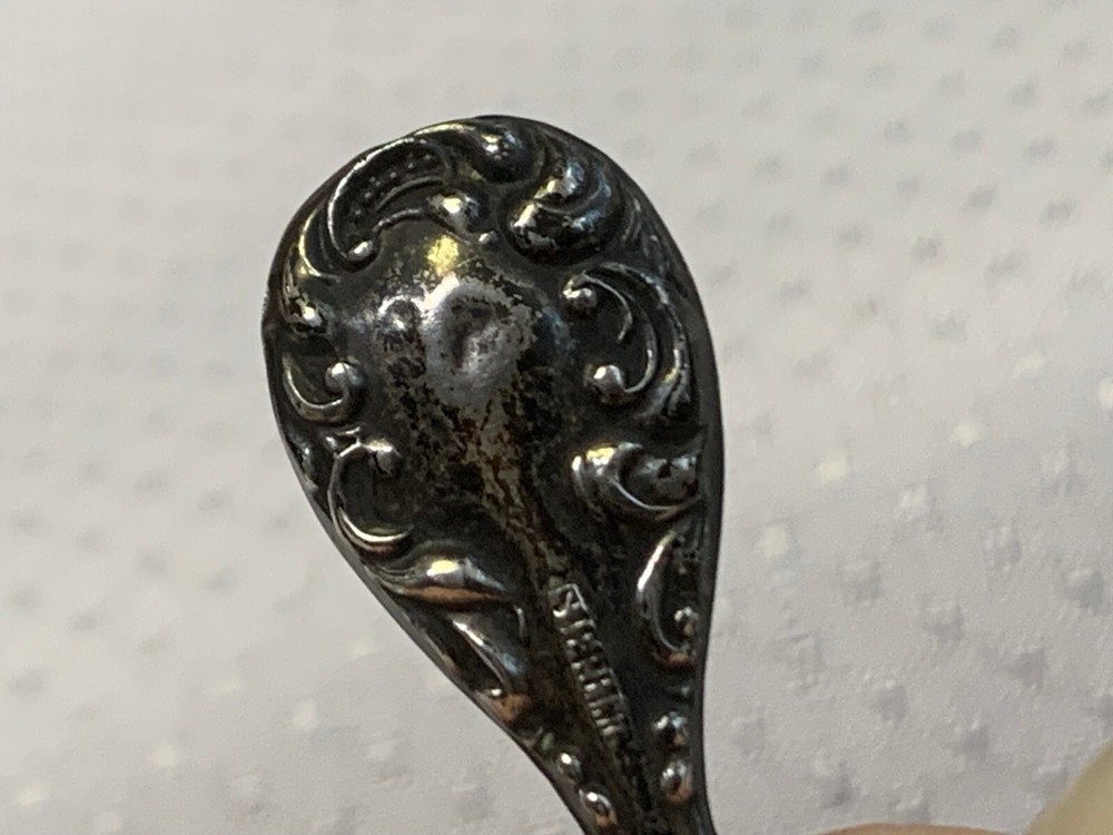 Antique Sterling Silver Ink Scraper 3.65g Writing Tool Corrector