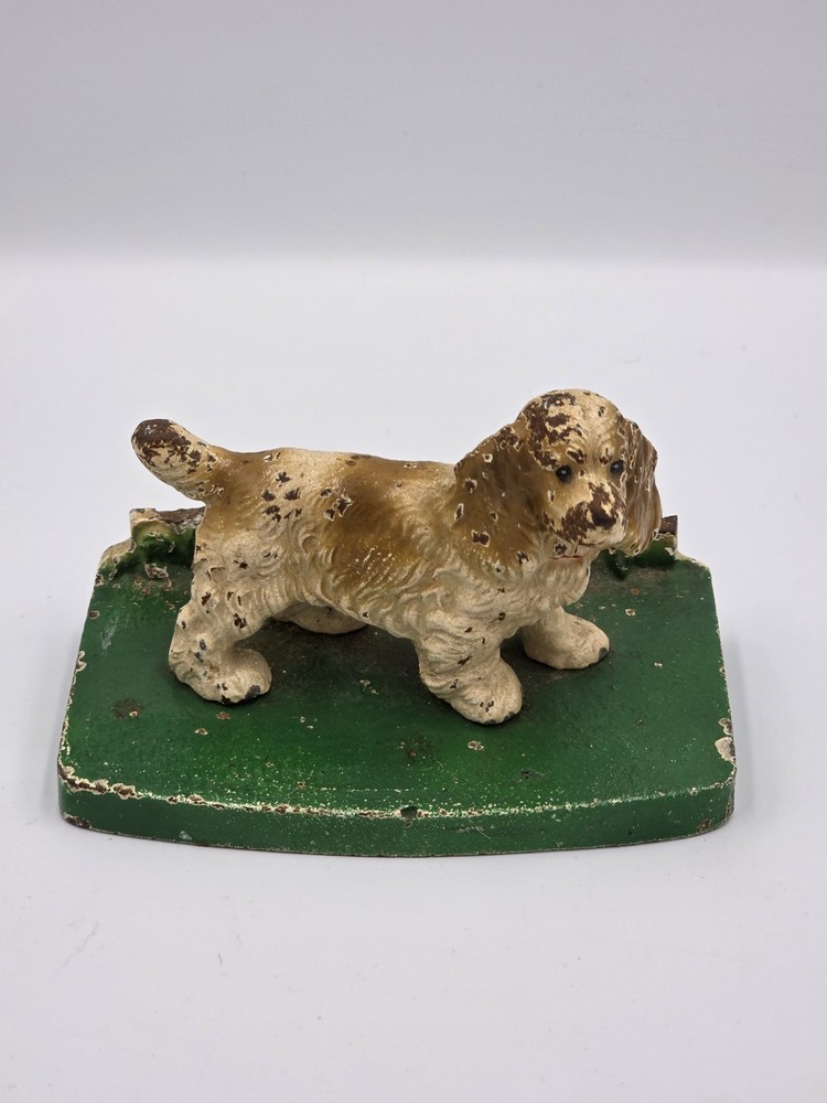 VTG/Antique Cast Iron Bookend Cocker Spaniel