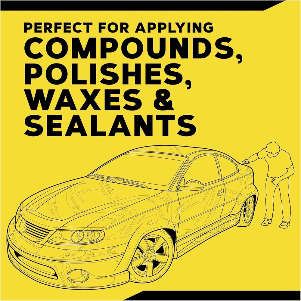 Supreme Shine 4" Foam Applicator Pads – 4 Pack