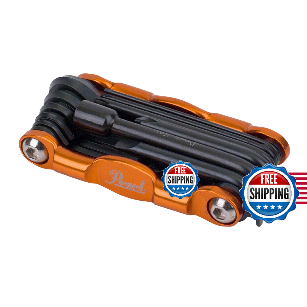Pearl Tech Tool Drum Key & Multi-Tool - 13-in-1 for Pearl Drums & Hardware