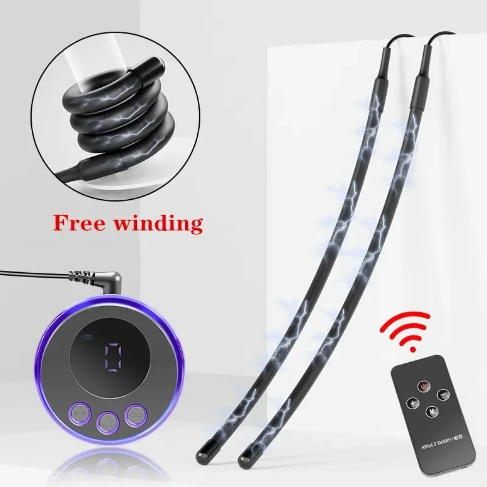 Electric Penis-Stretcher Enhancer-Ball-Scrotum-Ring-Delay-Ejaculation Men Remote