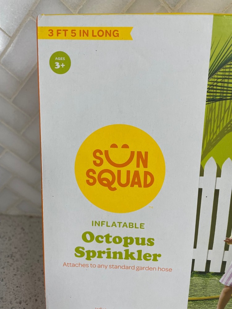 Sun Squad Inflatable Octopus Sprinkler