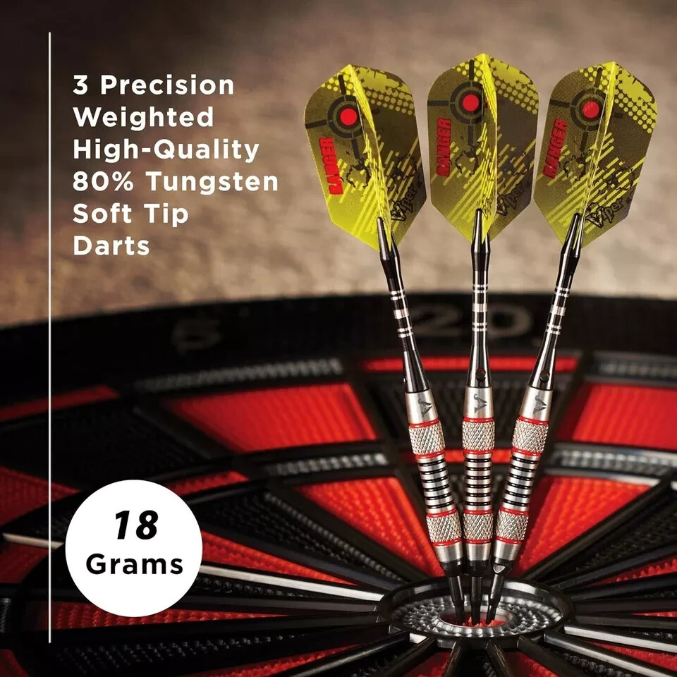 Viper Ranger 80% Tungsten Soft Tip Darts, 18 Grams