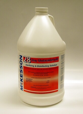 McKesson Liquid RTU Glutaraldehyde Solution, 1 Gallon Jug - Case of 4