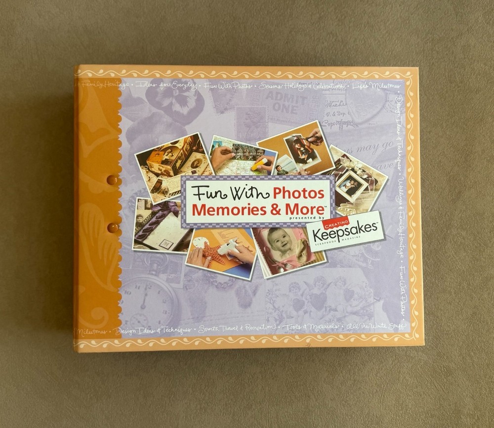 Creative Keepsakes Fun With Photos Memories & More Binder Scrapbook Idea Book