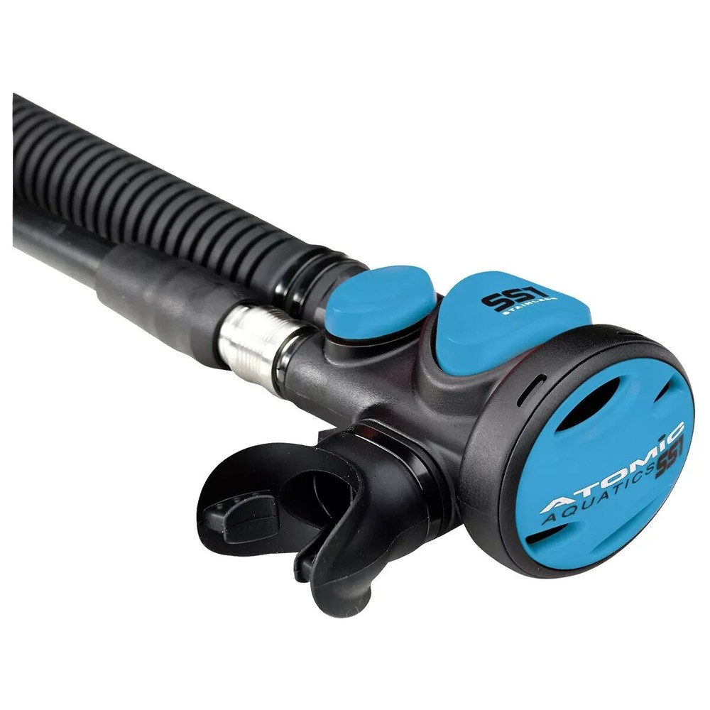 Atomic Aquatics SS1 Safe Second - Blue - Regulator/Inflator Combo