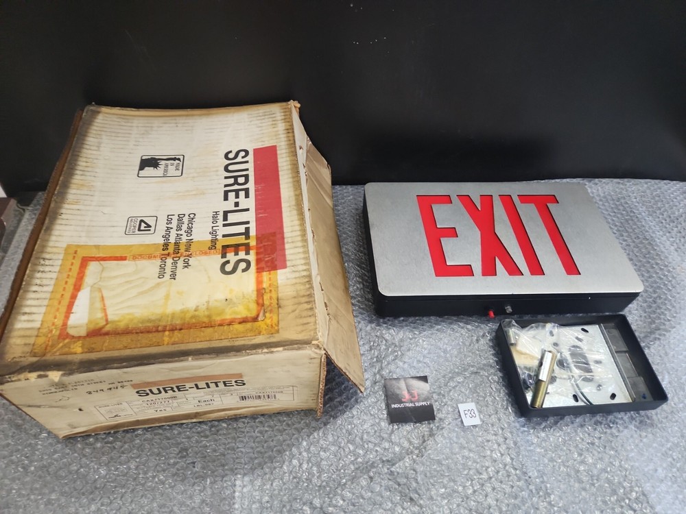 🆕️ SURE-LITES CAX717000R EXIT LIGHT ⚡️🇺🇸 SHIP+WARRANTY