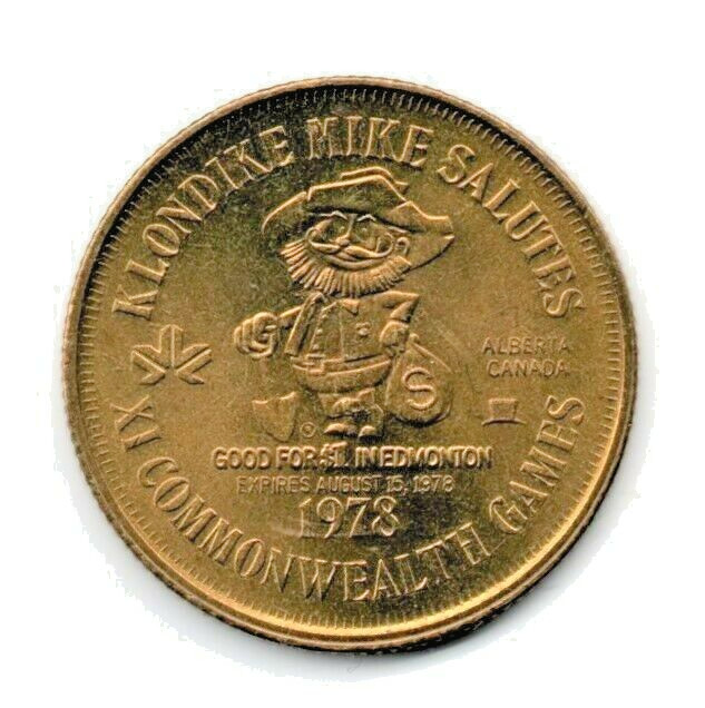 1978 Edmonton "Commonwealth Games" One Dollar Trade Token