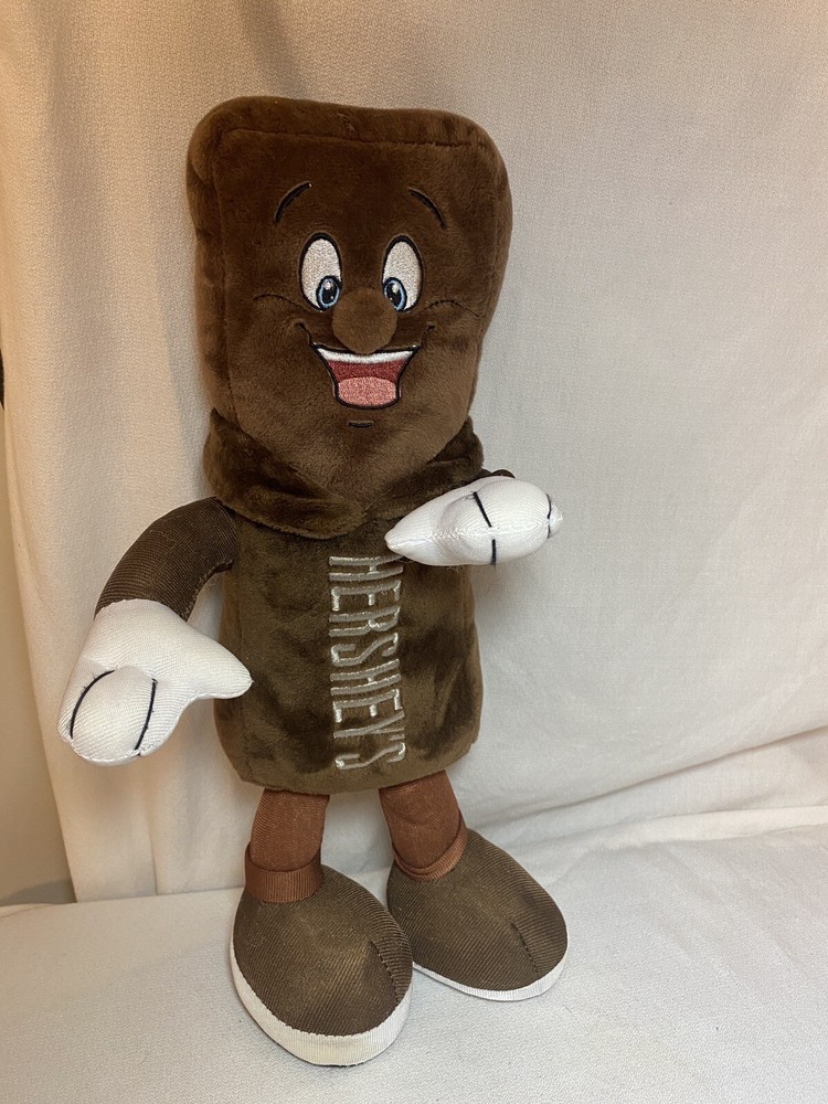 Hershey's  Bendable Chocolate Plush Official Hershey Licensed 14” Advertising