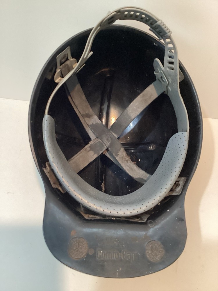 Vintage 1970's MSA Comfo-Cap Hard Hat/ Miner Worn