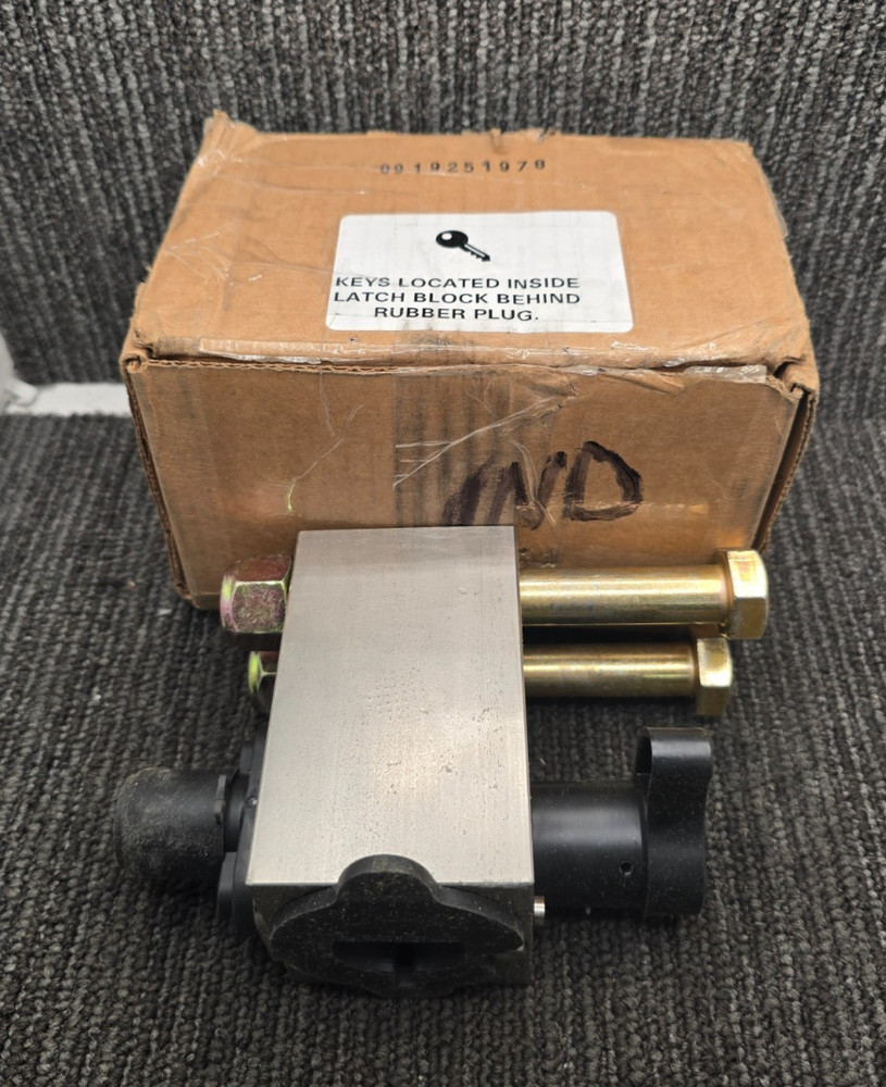 Bolt-On Latch Block Key Lock Replacement