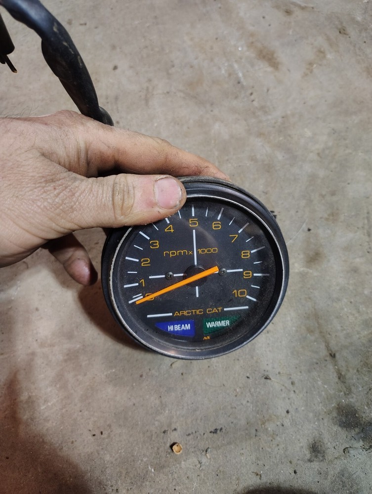 1990 Arctic cat cougar tachometer
