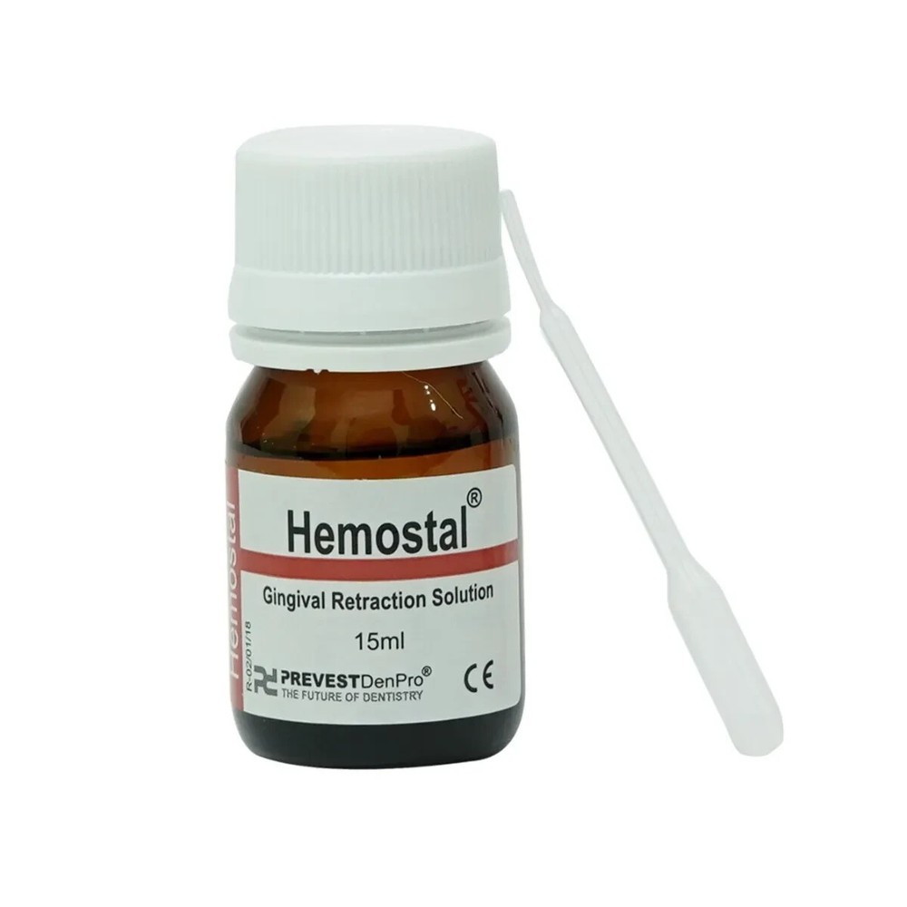 Dental HEMOSTAL Liquid 15ml Pack for Gingival Retraction Solutions
