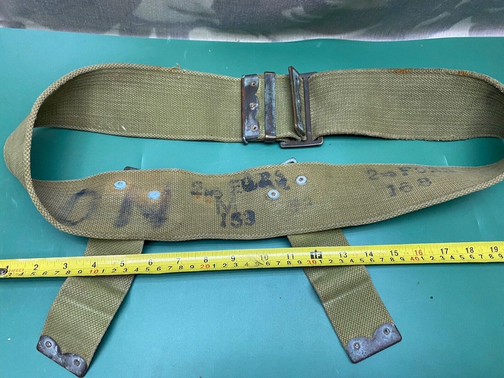 Original 1908 Pattern Webbing Belt, 2nd Foresters- Large Size in Great Condition