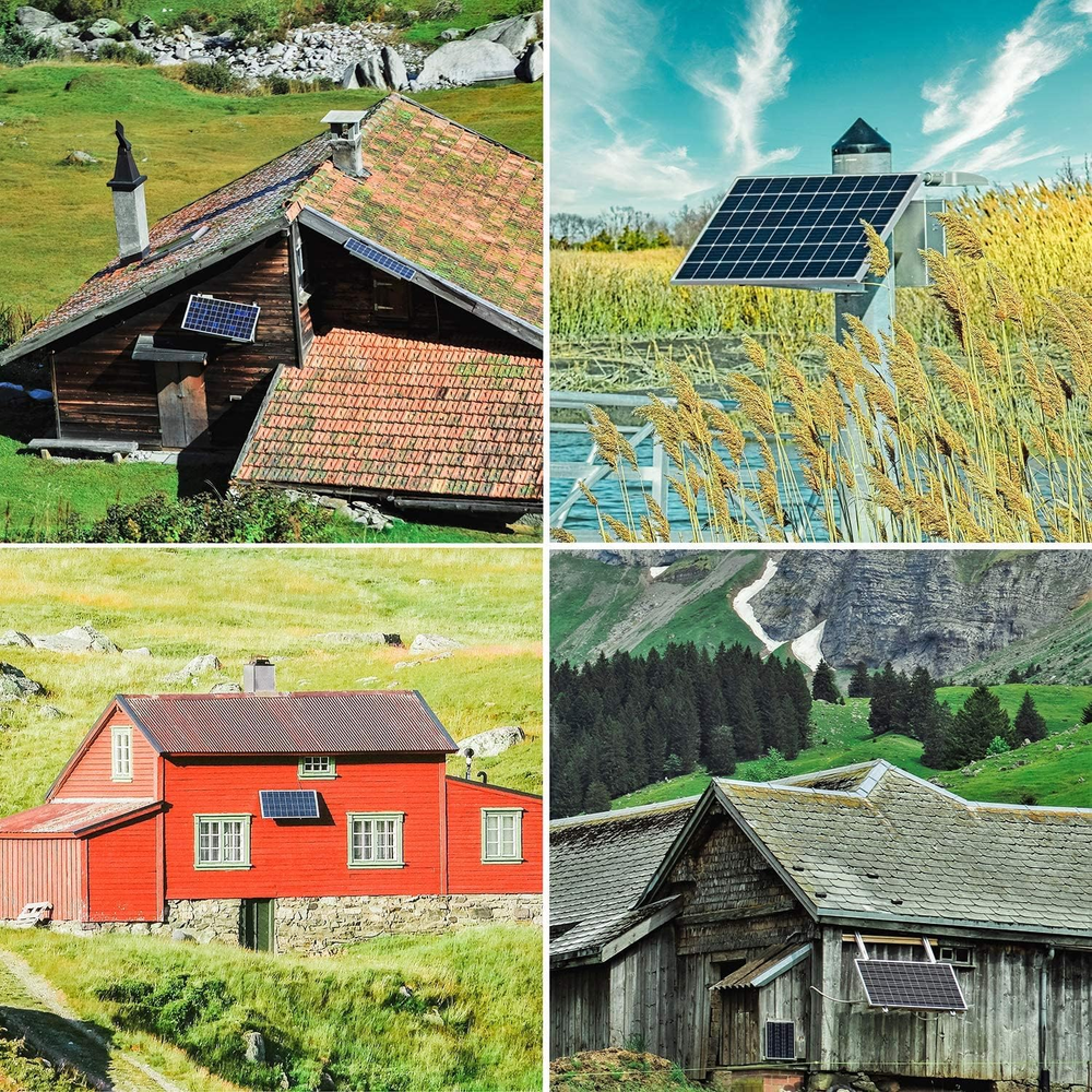 100W 12V Solar Panel Kit Battery Charger 100 Watt 12 Volt off Grid System for Ho