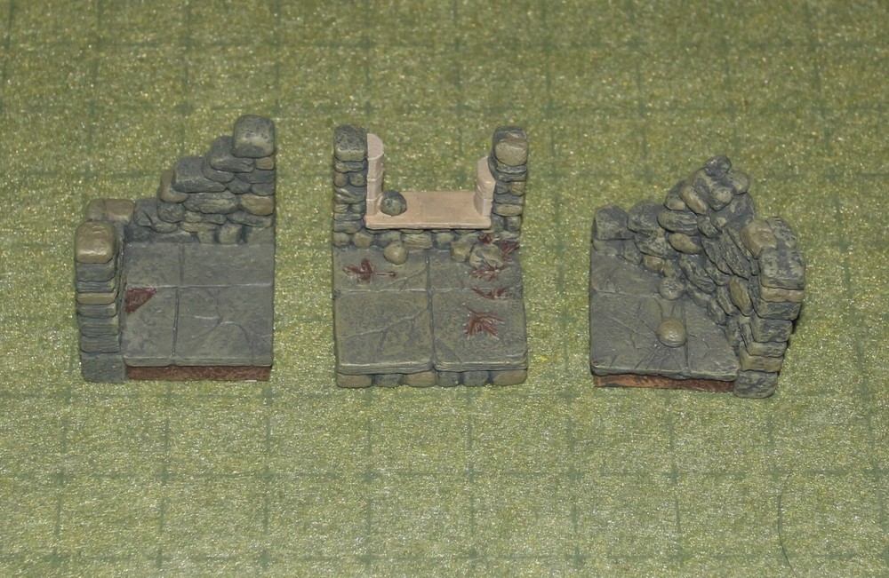 Dwarven Forge Ruins set, retired resin dungeon terrain