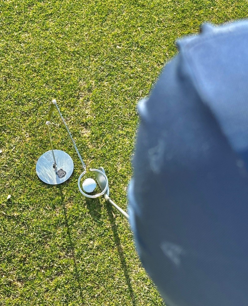 Golf Swing Plane Practice Traning Stabilzer Head Stable Shoulder Turn Circle