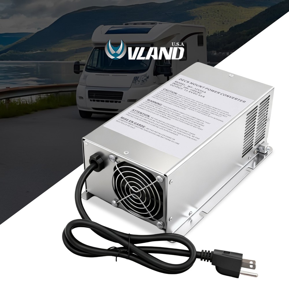 RV Trailer Camper 75 Amp Power Converter - WF-9875-MBA WF-9875 Series ONE SET