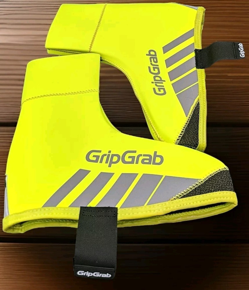 GripGrab Racethermo Hi-Vis Shoe Covers, XL