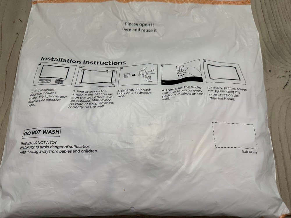 Vankyo Portable Projector Screen Size 100 Inches