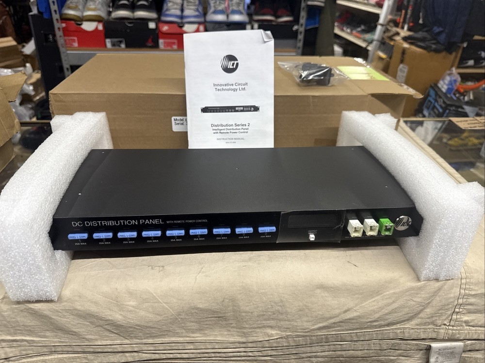 ICT DC Distribution Panel 12 Or 24VDC ICT180SE-12IRC With Remote Power Control