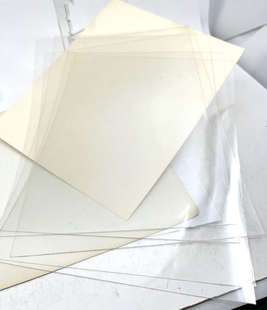 Vtg 1974 SHRINKY DINKS Refill Kit ONLY 5 Plastic SHEETS Left-Pattern Ideas Book