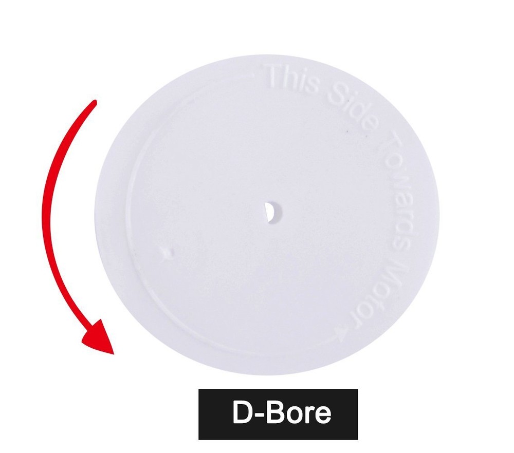 RV Camper Roof Bathroom Air Vent Fan 6 Blade Replacement Ventline 6" Motorhome D